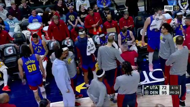 【2024年03月10日】爵士vs掘金第3节英文原声录像回放