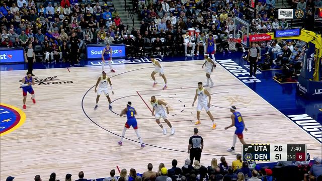 【2024年03月10日 爵士vs掘金集锦】射手的绝对自信心！穆雷自信后撤三分抬手就有篮球应声入网