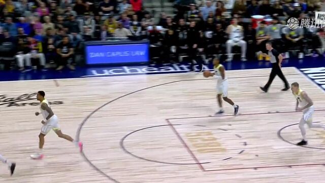 【2024年03月10日 爵士vs掘金集锦】约基奇跳球直接助攻 戈登推土机碾压太霸气
