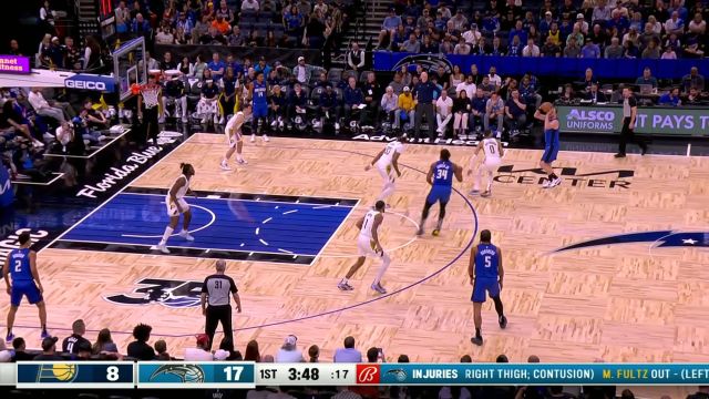 【2024年03月11日 步行者vs魔术集锦】空配连线美如画！麦康奈尔助飞托平完成空接暴扣