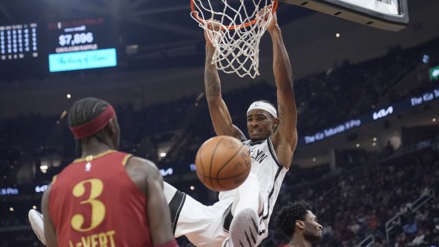 【2024年03月11日 篮网vs骑士集锦】篮网120-101骑士 篮网五人上双轻取骑士终结连败