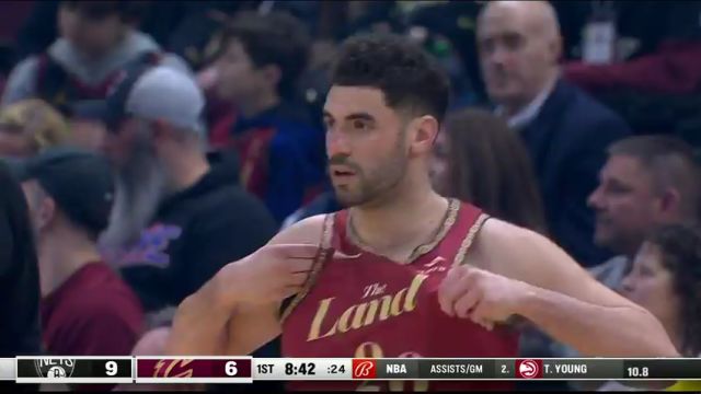 【2024年03月11日】篮网vs骑士第1节中文解说录像回放