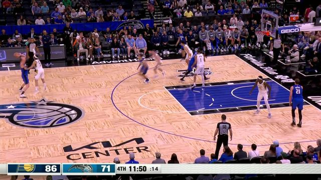 【2024年03月11日 步行者vs魔术集锦】得分来快就像龙卷风 科尔安东尼里突外投连得7分缩小分差