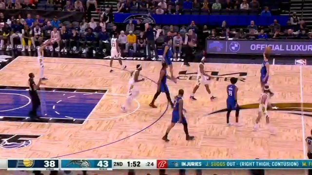 【2024年03月11日】NBA常规赛：步行者vs魔术第2节英文原声录像回放