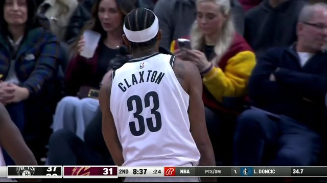 【2024年03月11日 篮网vs骑士集锦】内线扛把子 克拉克斯顿篮下呼风唤雨疯狂取分