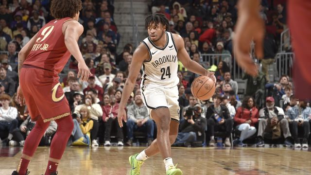 【2024年03月11日 篮网vs骑士集锦】篮网120-101骑士 篮网五人上双轻取骑士终结连败