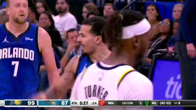 【2024年03月11日】NBA常规赛：步行者vs魔术第4节英文原声录像回放