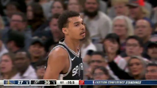 【2024年03月12日】NBA常规赛：勇士vs马刺第1节中文解说录像回放