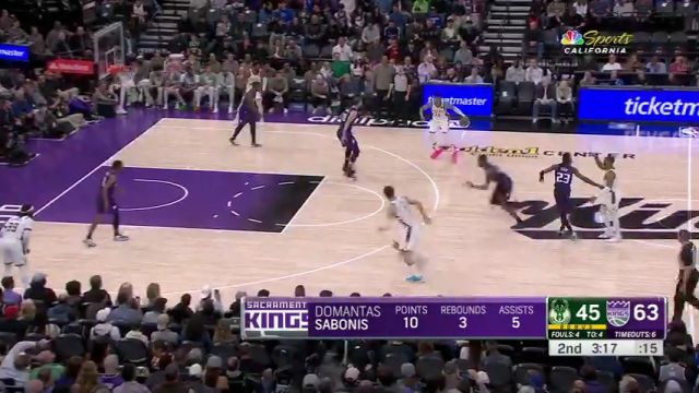 【2024年03月13日】雄鹿vs国王第2节英文原声录像回放