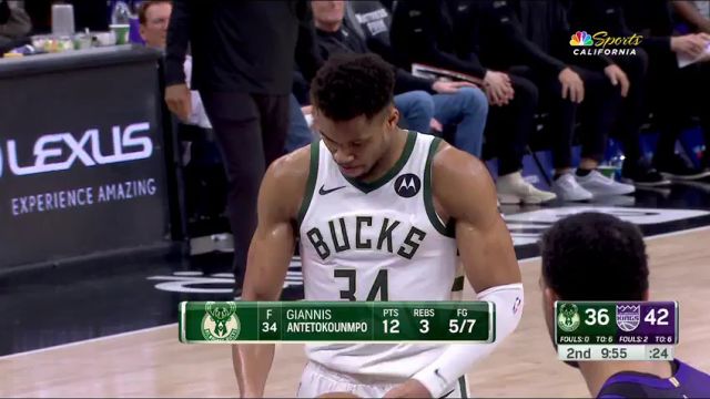 【2024年03月13日】雄鹿vs国王第2节中文解说录像回放