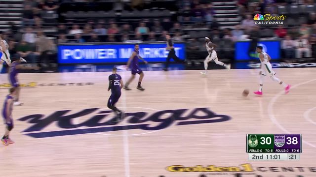 【2024年03月13日 雄鹿vs国王集锦】展现内线统治力！ 字母哥制霸篮下强硬拿下四分