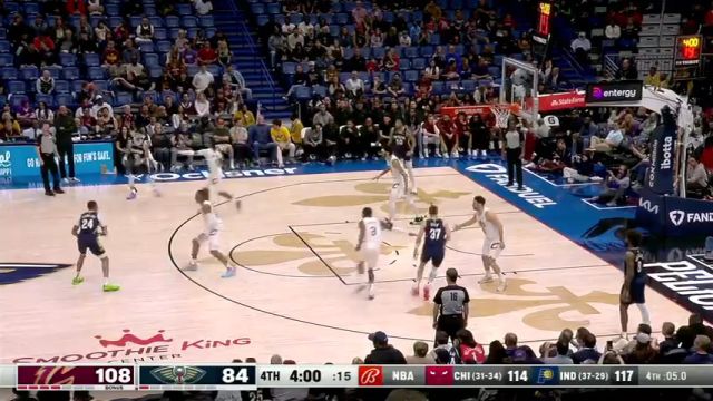 【2024年03月14日】骑士vs鹈鹕第4节英文原声录像回放