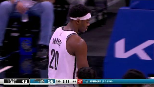 【2024年03月14日】NBA常规赛：篮网vs魔术第2节中文解说录像回放