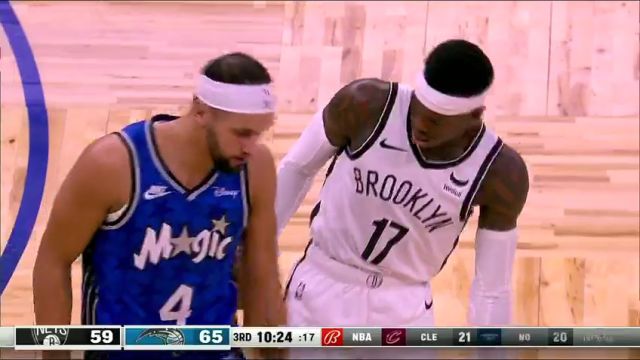 【2024年03月14日】NBA常规赛：篮网vs魔术第3节中文解说录像回放