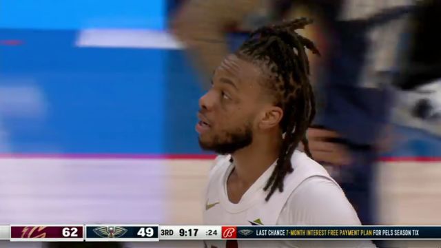 【2024年03月14日】骑士vs鹈鹕第3节英文原声录像回放