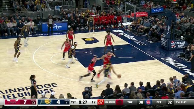 【2024年03月14日 公牛vs步行者集锦】扣的惊天动地！科比-怀特反击接球单手滑翔劈扣