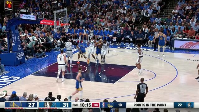 【2024年03月14日 勇士vs独行侠集锦】螳螂捕蝉黄雀在后！ 加福德高高跃起送给维金斯一记擎天大帽