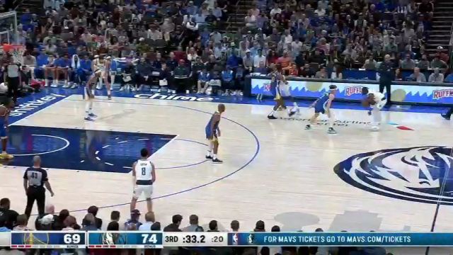 【2024年03月14日】NBA常规赛：勇士vs独行侠第3节中文解说录像回放