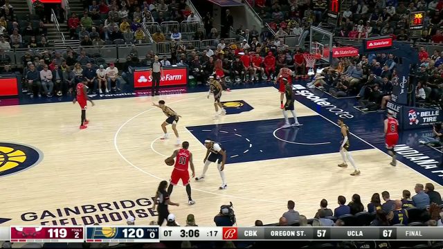 【2024年03月14日 公牛vs步行者集锦】宛如天神下凡！ 德罗赞包揽球队进攻大权连得五分