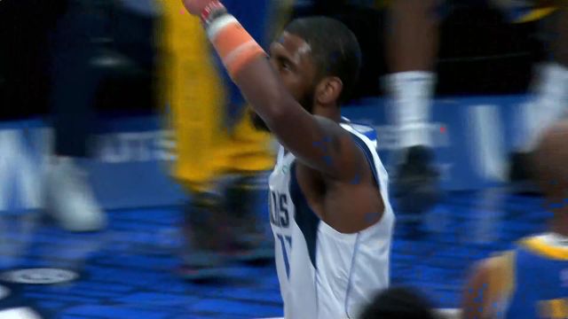 【2024年03月14日 勇士vs独行侠集锦】球场上的艺术家！欧文穿越两人 大秀拉杆上篮命中神仙球