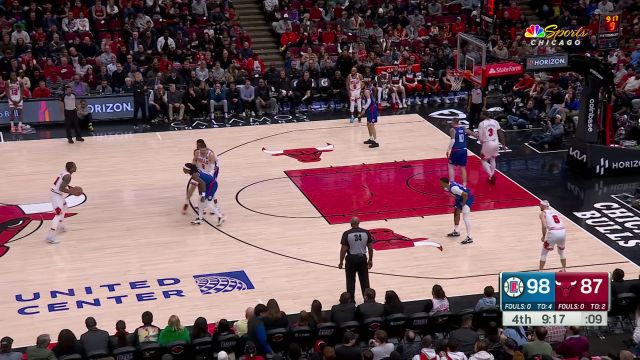 【2024年03月15日 快船vs公牛集锦】体力逐渐缓解过来了 德罗赞外投里突不知疲倦连砍8分