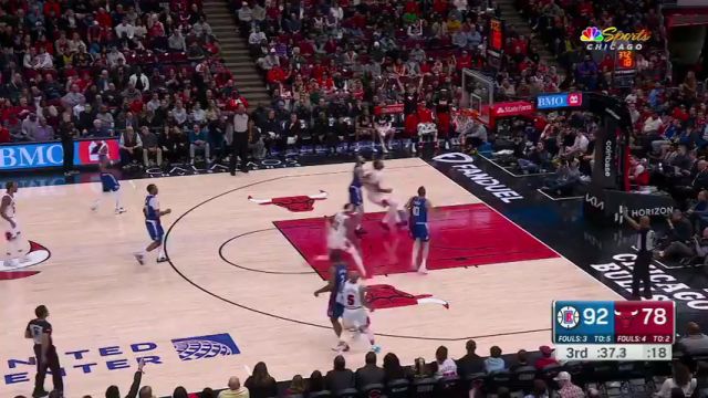 【2024年03月15日】快船vs公牛第3节英文原声录像回放