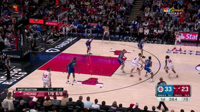 【2024年03月15日 快船vs公牛集锦】是金子总会发光！克雷格异军突起连中三记三分