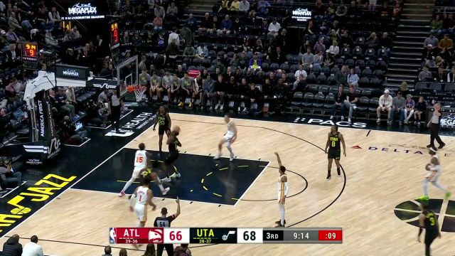 【2024年03月16日 老鹰vs爵士集锦】在你头上暴扣！杰伦约翰逊平地惊雷空接惊艳隔扣科林斯