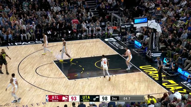 【2024年03月16日 老鹰vs爵士集锦】玩的就是心跳！ 穆雷高难度压哨命中超远三分