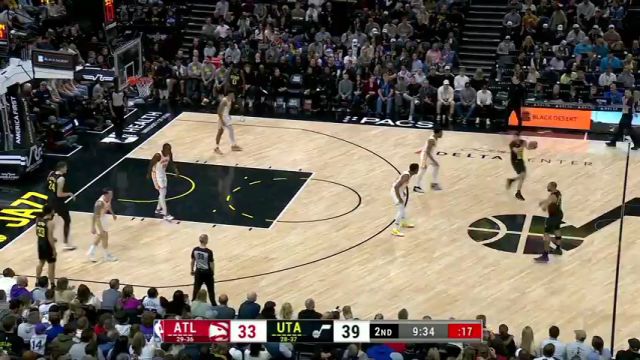 【2024年03月16日】NBA常规赛：老鹰vs爵士第2节中文解说录像回放