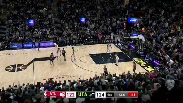 【2024年03月16日】NBA常规赛：老鹰vs爵士英文原声全场录像回放