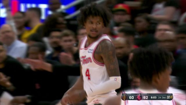 【2024年03月17日 骑士vs火箭集锦】杀人还要诛心！ 杰伦-格林外线命中三分扩大分差