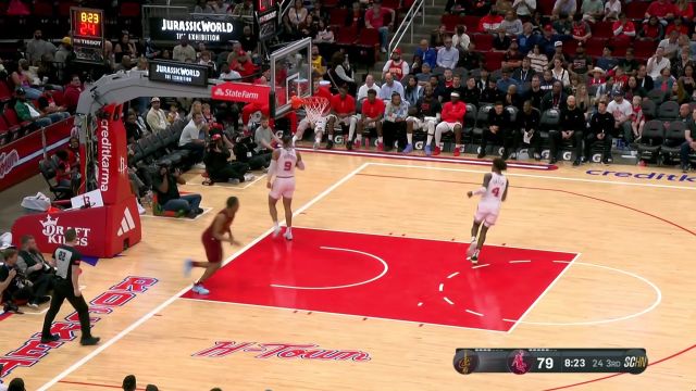 【2024年03月17日 骑士vs火箭集锦】反击速度快如闪电！ 勒维尔抢断助攻奥科罗完成快攻得分