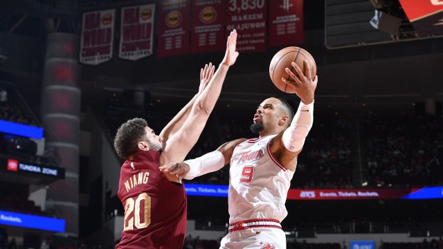 【2024年03月17日 骑士vs火箭集锦】骑士103-117火箭 火箭首发得分全部上双轻松赢下比赛