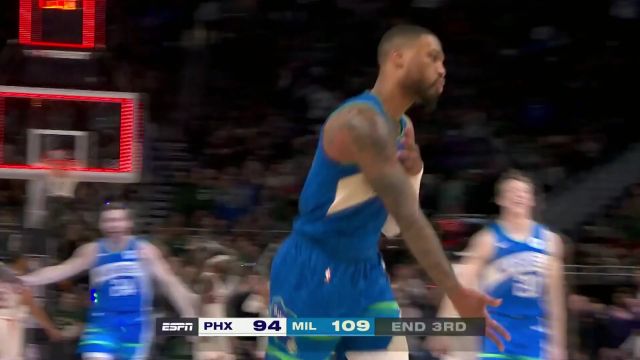 【2024年03月18日 太阳vs雄鹿集锦】戴好手表了你们怕不怕 利拉德超远三分哨响球进