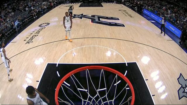 【2024年03月18日 篮网vs马刺集锦】一个眼神你就懂！瓦塞尔高空连线助攻文班亚马空接暴扣虐筐