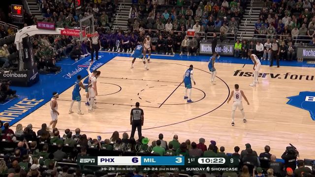 【2024年03月18日 太阳vs雄鹿集锦】突到篮下也没用！大洛遮天巨掌拒绝比尔上篮