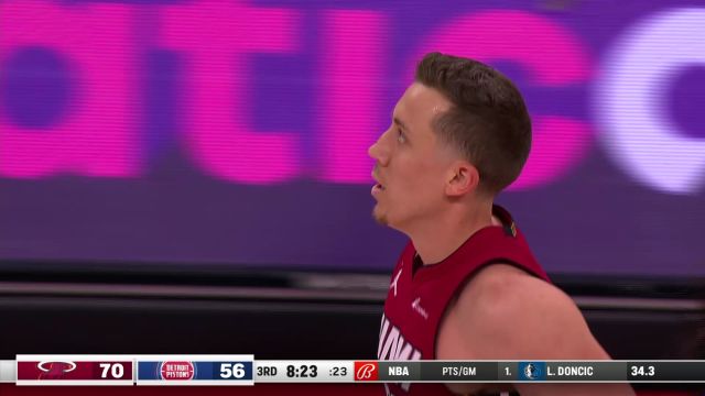 【2024年03月18日 热火vs活塞集锦】热火104-101活塞 阿德巴约压哨三分一剑封喉绝杀活塞