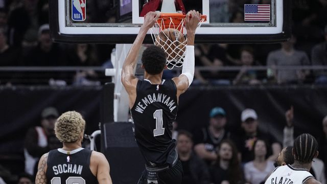 【2024年03月18日 篮网vs马刺集锦】篮网115-122马刺 文班33+16+7+7帽马刺3人20+加时力克篮网