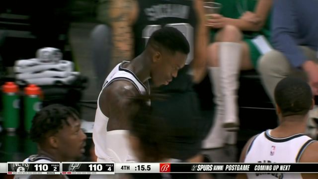 【2024年03月18日 篮网vs马刺集锦】强行拆炸弹！施罗德焦灼时刻无解三分扳平比分