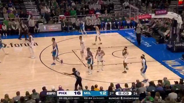 【2024年03月18日】太阳vs雄鹿第1节中文解说录像回放