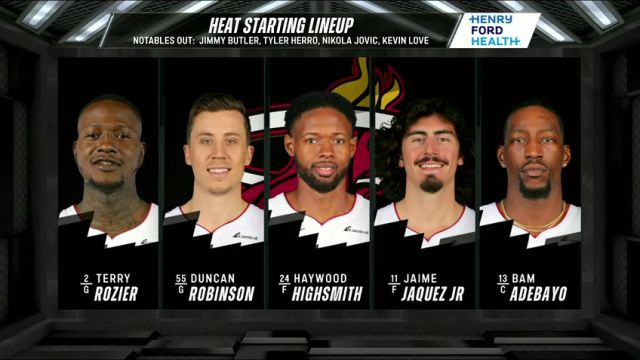 【2024年03月18日】热火vs活塞第1节英文原声录像回放