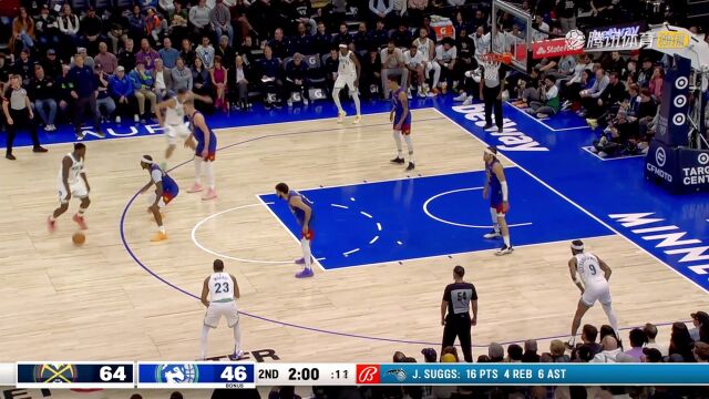 【2024年03月20日 掘金vs森林狼集锦】爱德华兹砍30+8+8但末节挂蛋