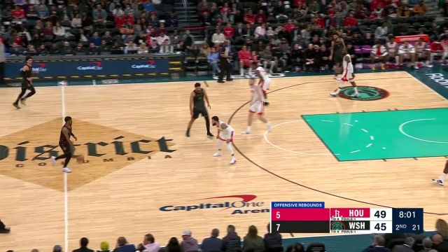 【2024年03月20日 火箭vs奇才集锦】展示进攻技巧！贾里德-巴特勒突破篮下利用节奏反手上篮打进