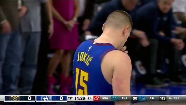 【2024年03月20日】NBA常规赛：掘金vs森林狼第1节英文原声录像回放