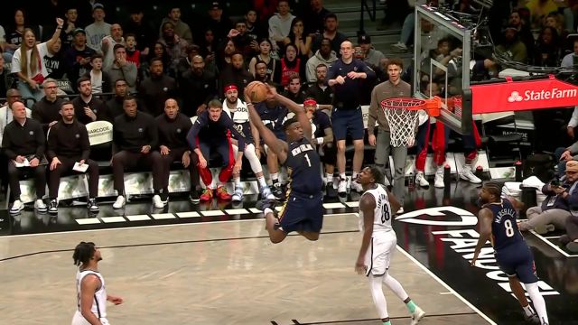 【2024年03月20日 鹈鹕vs篮网集锦】飞天大胖虎来了！