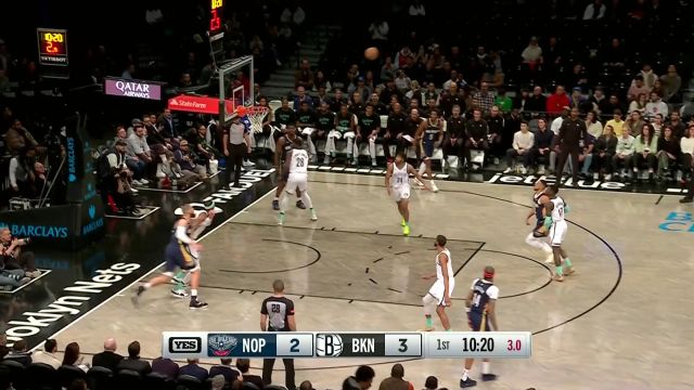 【2024年03月20日 鹈鹕vs篮网集锦】剑拔弩张互不相让！布里奇斯与麦科勒姆三分强势对飚