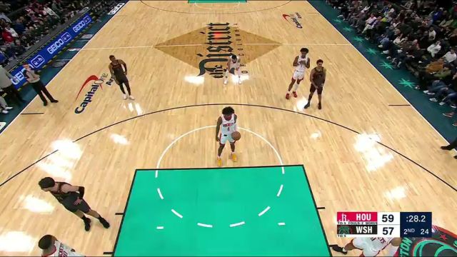 【2024年03月20日】火箭vs奇才第2节英文原声录像回放