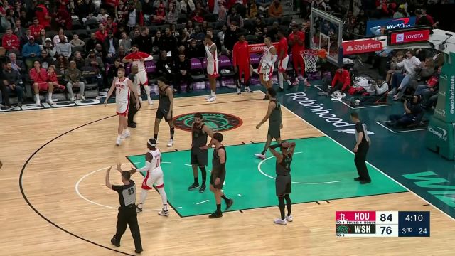 【2024年03月20日 火箭vs奇才集锦】秀上高难度动作！杰伦-格林强突篮下迎着防守大回环风车拉杆打进2+1