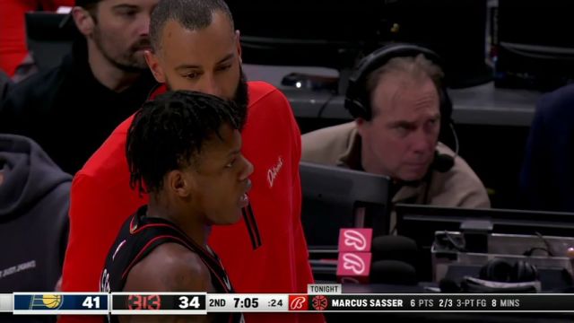 【2024年03月21日】NBA常规赛：步行者vs活塞第2节英文原声录像回放